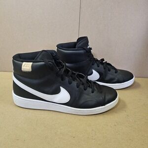 Nike Court Royale 2 Mid Black White Size 10.5 Mens Sneakers Retro Shoes